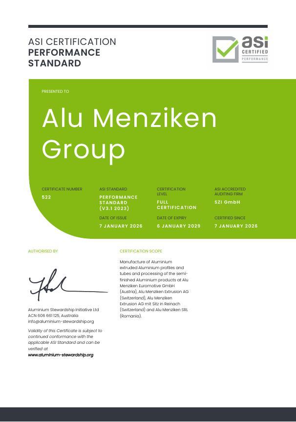 ASI Certification