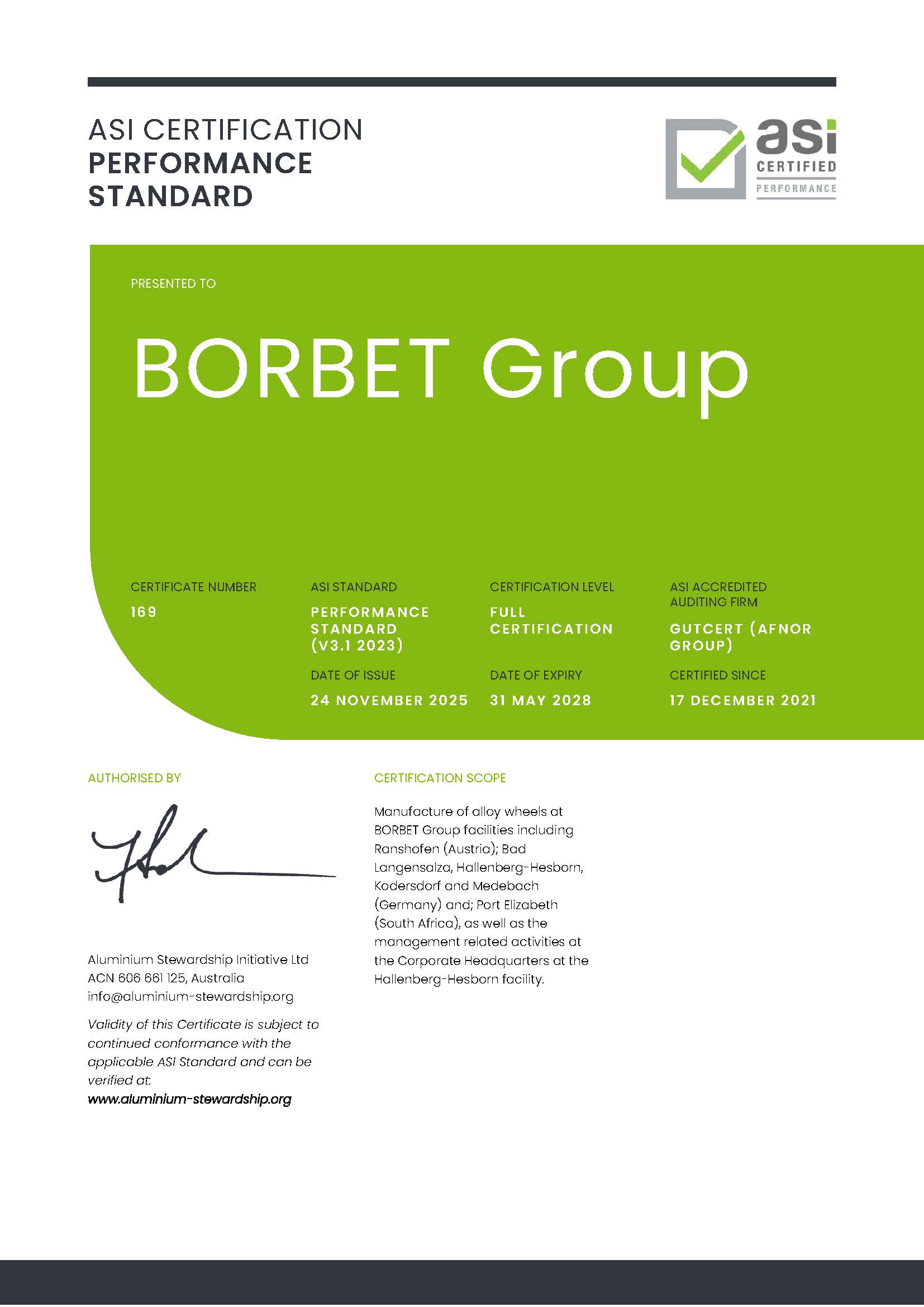 Certification Image