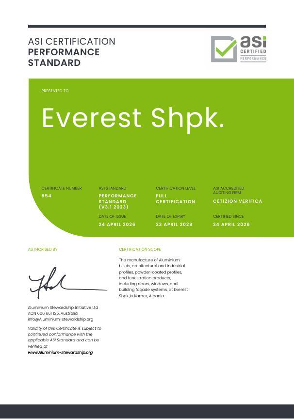 ASI Certification