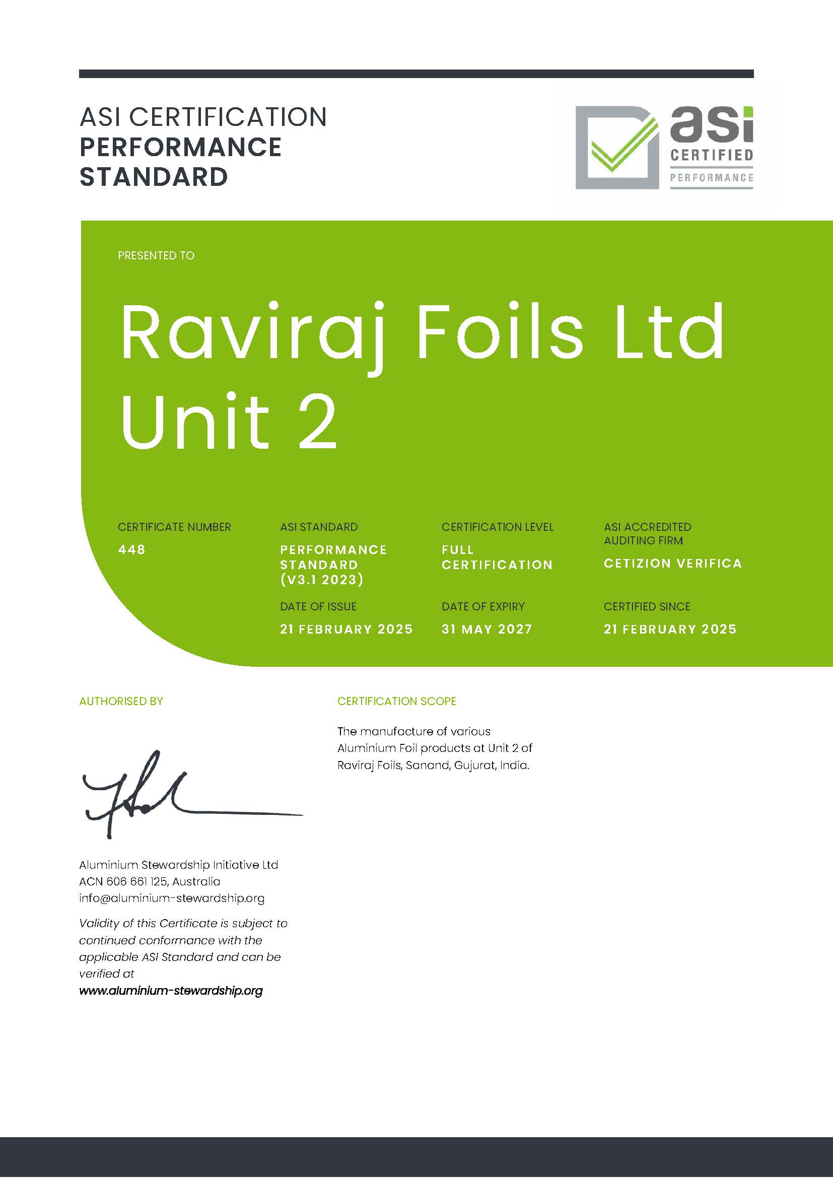 Certification Image