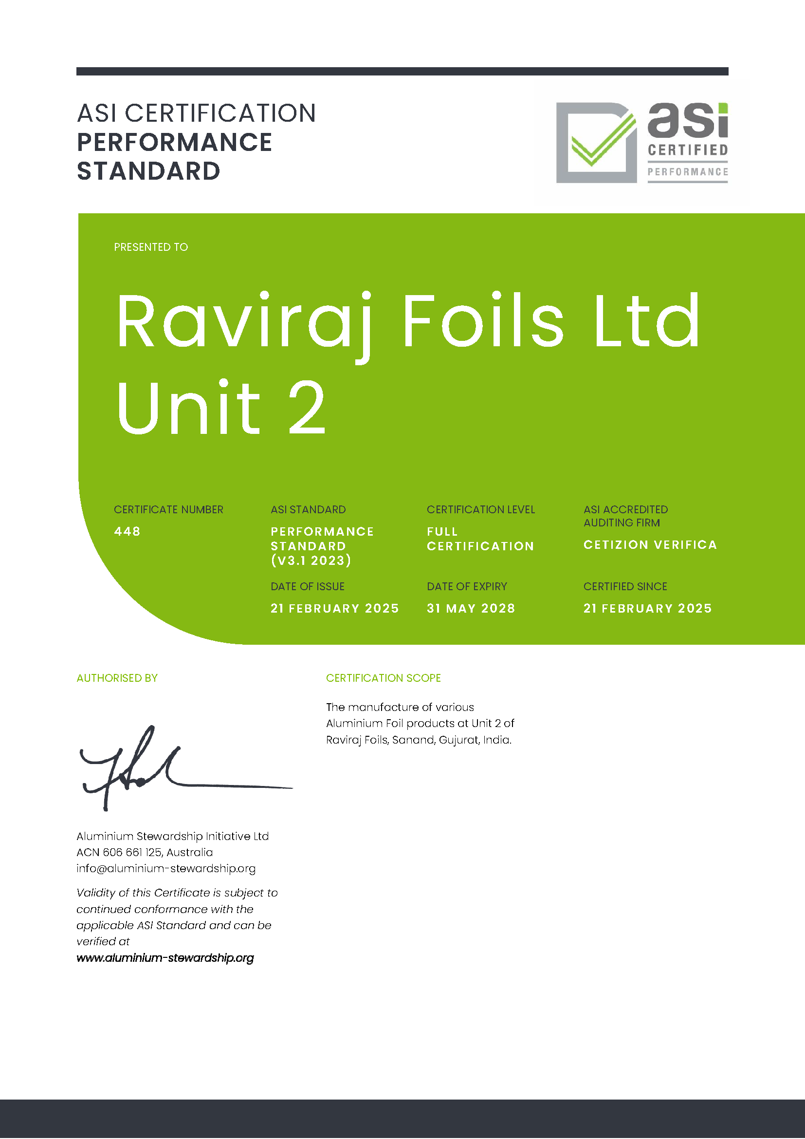 Certification Image
